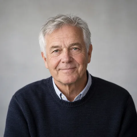 Portrett av Arne Solheim